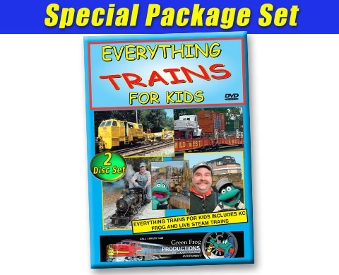 Everything Trains For Kids Package Set 5 Programs 2-Disc Set DVD