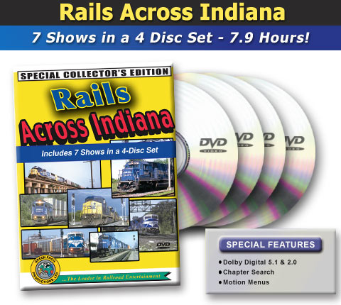 Rails Across Indiana - 7 Shows - 4 Disc Set DVD