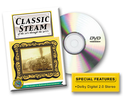 Classic Steam 20s to 40s DVD